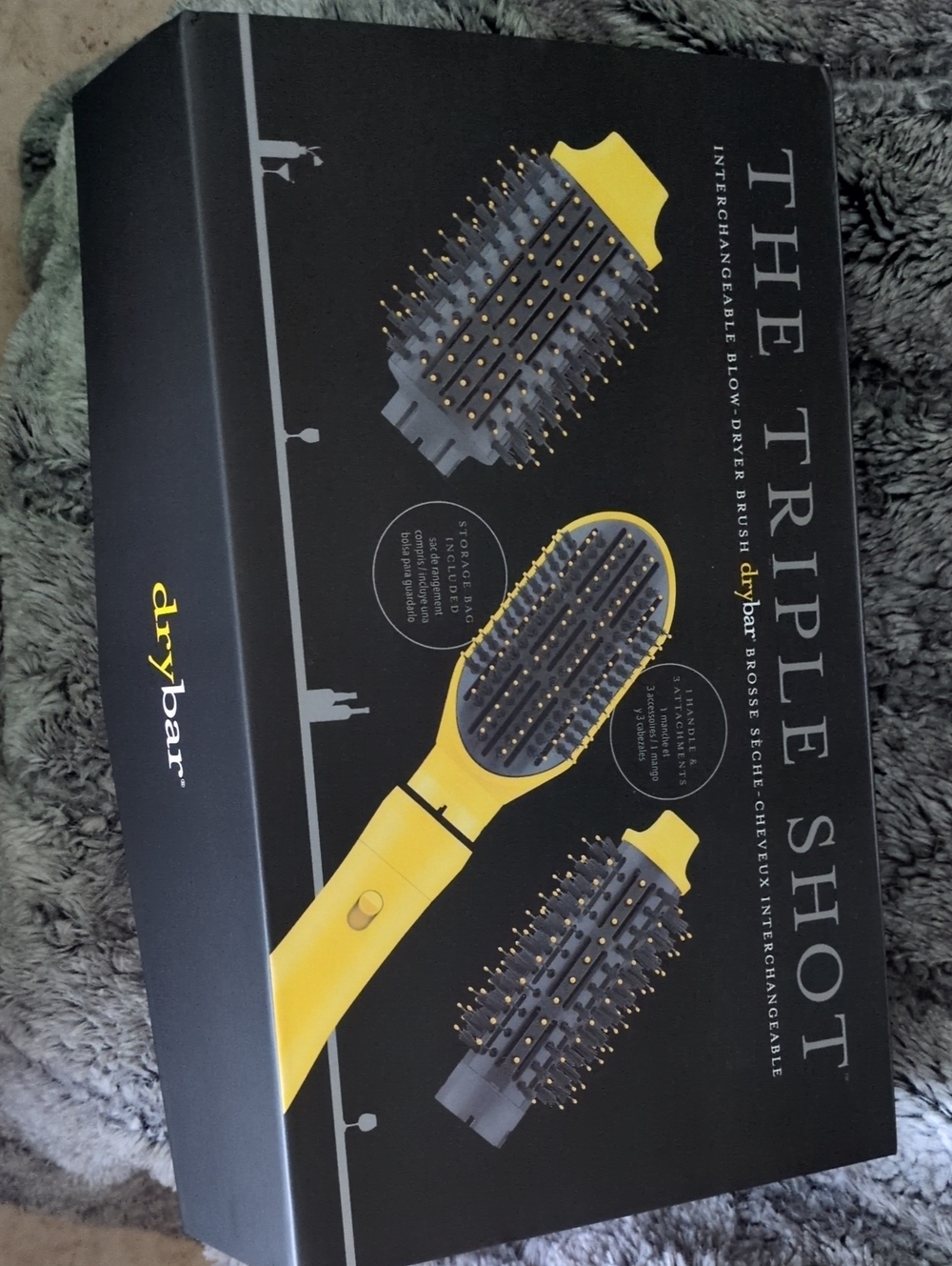 Drybar Yellow Interchangeable Blow-Dryer Brush Set